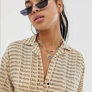 Motel ASOS short sleeve button down